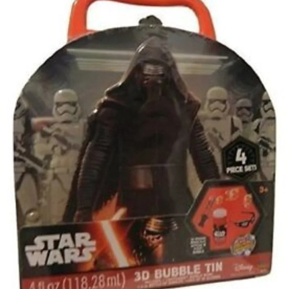 NEW Star Wars 3D Bubble Tin 4pc Set - Picture 1 of 2